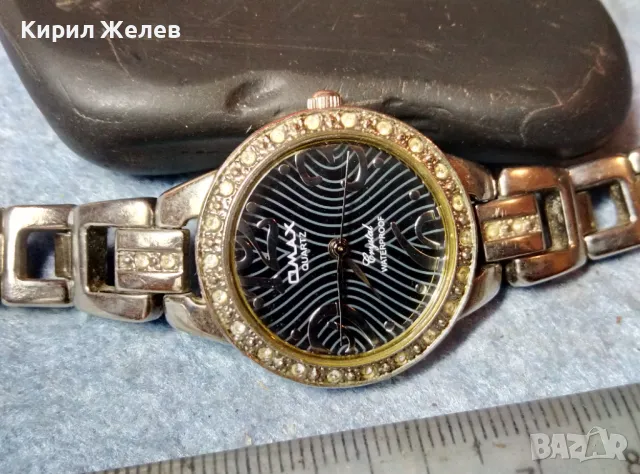 OMAX QUARTZ Crystal WATERPROOF JAPAN MOVT Моден ДАМСКИ ЧАСОВНИК ОМАКС с БЛЕСТЯЩИ КРИСТАЛИ 36774, снимка 2 - Дамски - 48289430