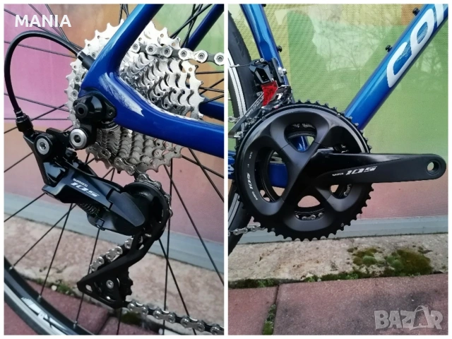 Чисто Нов*Corratec Team 105*Карбон*Shimano 105*2x11*Германия, снимка 5 - Велосипеди - 53487033