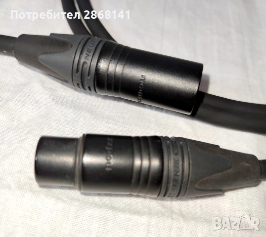 Аудио кабели Neutrik gold XLR – 6.35mm Sommer SC Galileo 238 Plus, снимка 3 - Други - 53417171