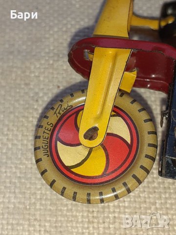 Рядка тенекиена играчка слон на триколка, снимка 5 - Колекции - 37129207