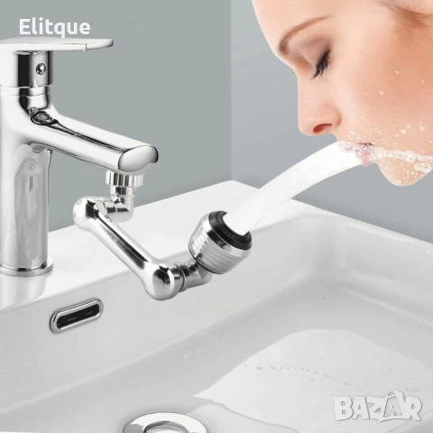 Универсален удължител за кран.  1080° Аератор  Удължаваща дюза за вода 22/24 мм, снимка 9 - Други стоки за дома - 52906065