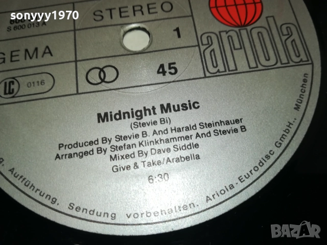 STEVIE B.ПЛОЧА ВНОС ОТ АНГЛИЯ 2608251609, снимка 17 - Грамофонни плочи - 51497823