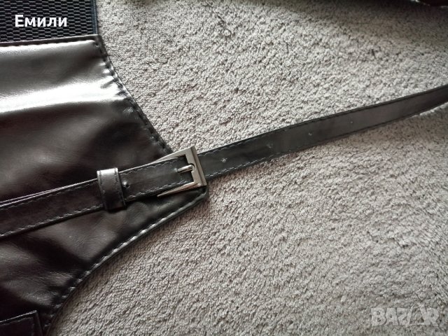 Кожен корсет-колан с презрамки и катарами р-р XS, S, M, снимка 12 - Корсети, бюстиета, топове - 43549552