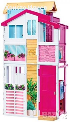 Голямата къща на Барби Mattel Barbie Malibu Къща за кукли, снимка 4 - Кукли - 39325597