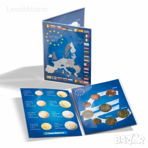  Албум за Евро колекция - от 1 ценат до 2 евро - пълен лот