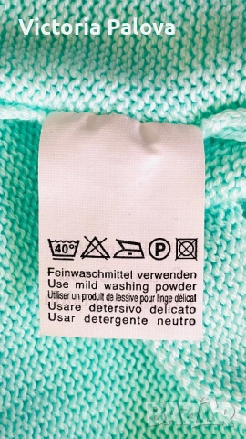 Красива блуза PETER HAHN мента, снимка 8 - Корсети, бюстиета, топове - 53256118