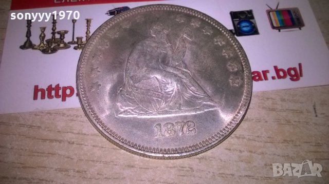 1872 dollar-АНТИК-РЕТРО КОЛЕКЦИЯ, снимка 5 - Колекции - 27508791
