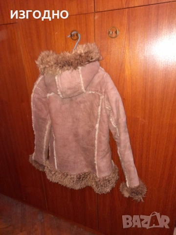 40€ БУТИКОВ КОЖУХ ОТ АГНЕШКА КОЖА ФИННА ИЗРАБОТКА, снимка 2 - Палта, манта - 53008519