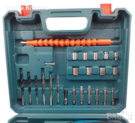 Акумулаторен Винтоверт с две батерии - Компелкт, снимка 5 - Винтоверти - 48899869