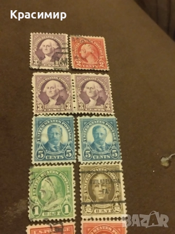 САЩ.Ретро марки., снимка 7 - Филателия - 52426303