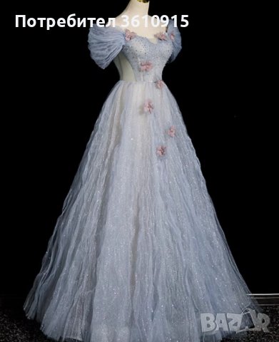 Бална рокля с цветя, снимка 4 - Рокли - 43337521