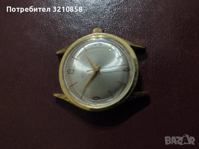 Мъжки часовник Восток, позлатен , снимка 1