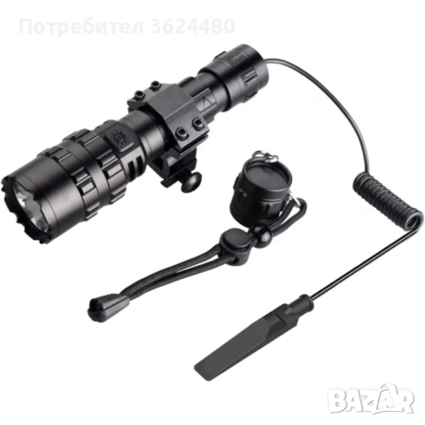 Мощен фенер  с 5 режима и регулируем фокус 4845, снимка 6 - Прожектори - 53280293