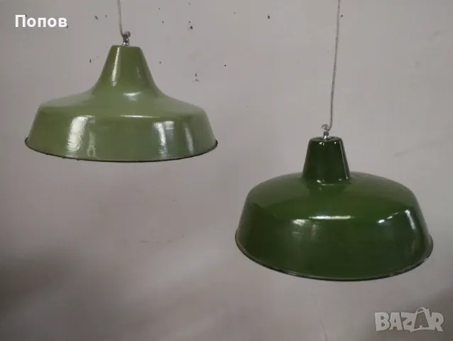 Индустриални емайлирани лампи, снимка 9 - Лампи за таван - 48484994