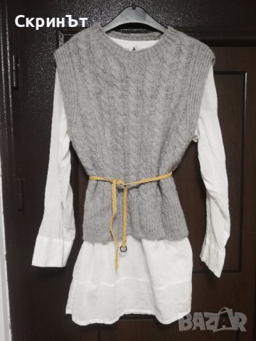 Дамски пуловер L, Отлично състояние! , снимка 2 - Блузи с дълъг ръкав и пуловери - 43466951