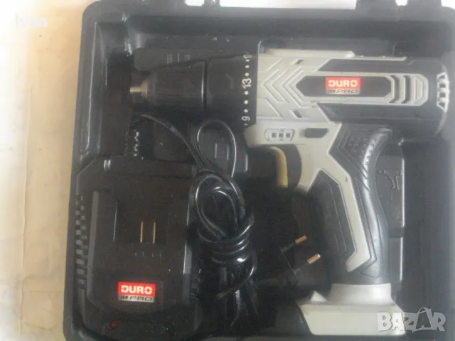 Li-ion 12V DuroPro DB12-4 НОВ НЕМСКИ ОРИГИНАЛЕН ВИНТОВЕРТ БОДИ С КУФАР И ЗАРЯДНО БЕЗ БАТЕРИЯ , снимка 3 - Винтоверти - 49703309