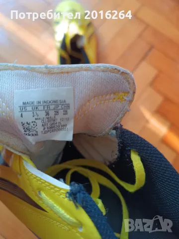 Футболни обувки за зала Adidas Adizero 2013, 36 номер, снимка 6 - Детски маратонки - 47687713