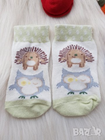 Бебешки чорапи 0-6 месеца, снимка 5 - Бебешки чорапи - 28438697