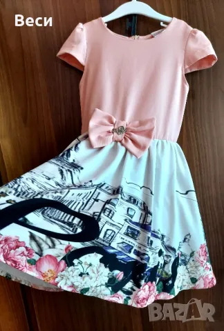 Рокли и болеро 128 размер , снимка 3 - Детски рокли и поли - 48378989