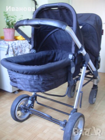 Количка за близнаци TOPMARK NL 2 Combi Duo Buggy, Черна, снимка 14 - Стоки за близнаци - 40307110