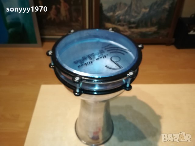 НОВА ИНОКСОВА ТАРАМБУКА ОТ СИРИЯ 30Х20СМ 1001221755, снимка 5 - Ударни инструменти - 35392889