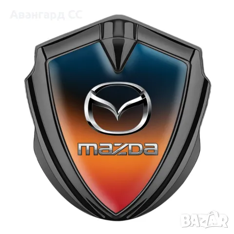 Метална Самозалепваща емблема Мазда, снимка 2 - Аксесоари и консумативи - 48645772