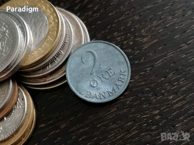 Монета - Дания - 2 оре | 1962г.