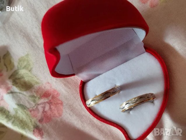 Комплект халки за двама, снимка 4 - Пръстени - 44901292
