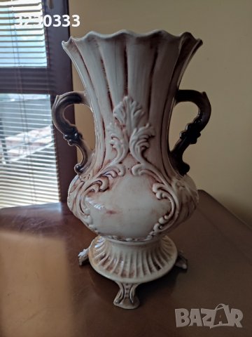 Порцеланова ваза голяма Capodimonte/Bassano, снимка 4 - Антикварни и старинни предмети - 44101159