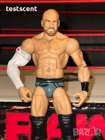 Екшън фигура WWE Antonio Cesaro Claudio Castagnoli Антонио Цезаро Elite WWE basic NXT ROH AEW Grey, снимка 4 - Фигурки - 48448179