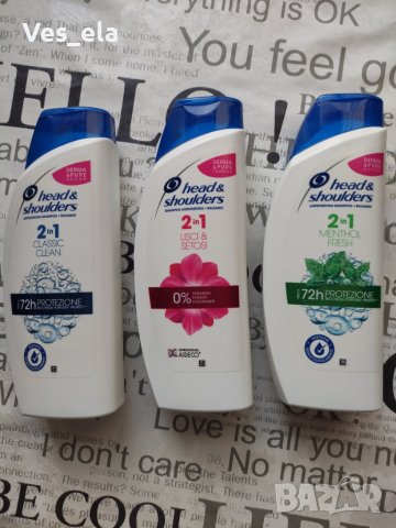 Head & Shoulders Lisci & Setosi 2 in 1 шампоан против пърхот 2 в 1 /540 мл./, снимка 2 - Продукти за коса - 40691958