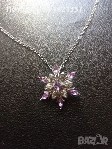 Колие с кристали , снимка 5 - Колиета, медальони, синджири - 47972109