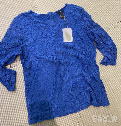 Нова блуза дантела S размер, снимка 1 - Блузи с дълъг ръкав и пуловери - 28629362