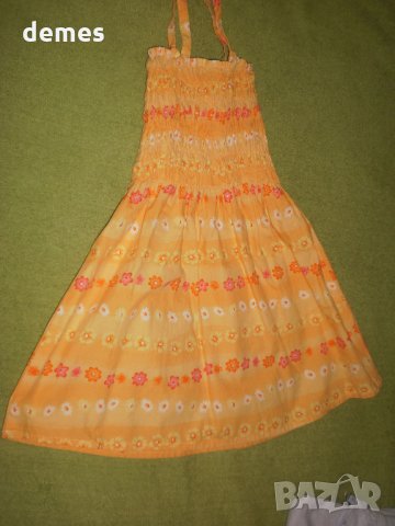  Детска рокля с презрамки за момиченце размер 92,, снимка 2 - Детски рокли и поли - 33434673