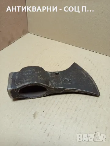 Стара Немска Кована Брадва 1.300кг Номер 2., снимка 2 - Антикварни и старинни предмети - 49776966