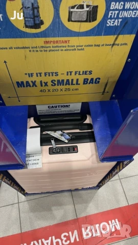  55/40/20см Ryanair WizzAir Priority приорити Куфар за самолет Кабинка ръчен багаж , снимка 4 - Куфари - 38187206