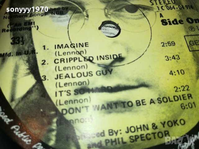 поръчана-john lennon imagine-mfd in uk внос германия 2303212020, снимка 5 - Грамофонни плочи - 32278011
