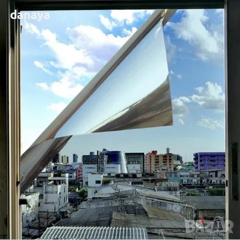 5187 Огледално фолио за прозорци, 45×200 cm, снимка 2 - Други - 47450503