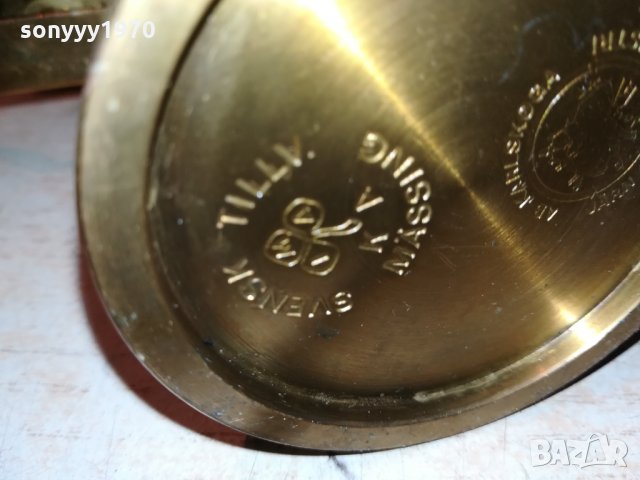 ЗЛАТЕН ШВЕДСКИ СВЕЩНИК 2112211133, снимка 2 - Антикварни и старинни предмети - 35206906