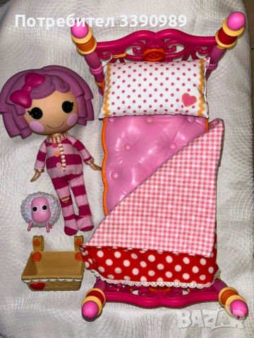 Голяма кукла Лалалупси с легло и аксесоари Lalaloopsy 78лв.
