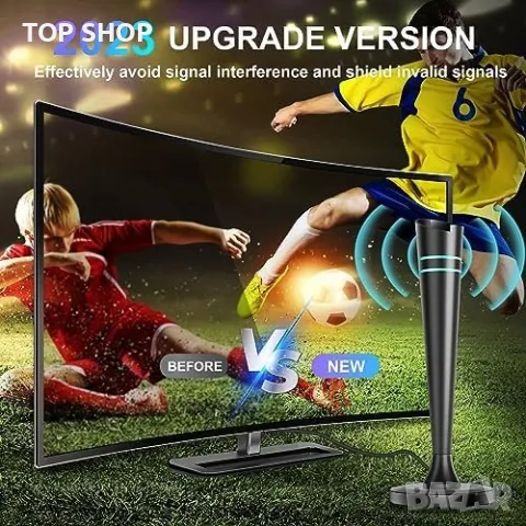 Нова ТВ антена приемник 4K 1080P HDTV Дом Телевизор, снимка 6 - Други стоки за дома - 49956858
