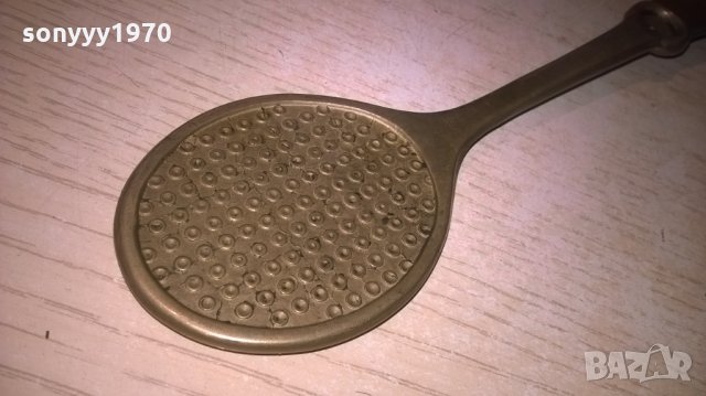 ретро обувалка-мед/месинг-внос швеицария-27х5см, снимка 10 - Колекции - 27099207