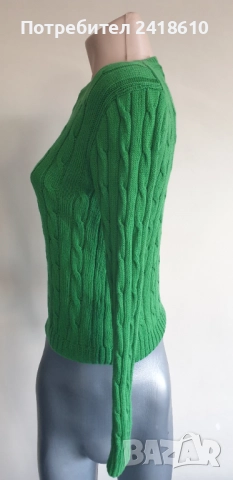 POLO Ralph Lauren Cable Pima Cotton Size M НОВО! ОРИГИНАЛ! Дамски Пуловер!, снимка 9 - Блузи с дълъг ръкав и пуловери - 52794242