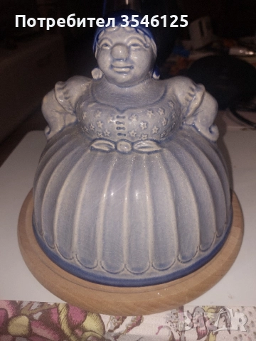 Стар немски съд за сервиране на хапки и сирене, снимка 2 - Антикварни и старинни предмети - 51970058