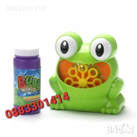 Машина за сапунени балони сапунени мехурчета Жаба, снимка 6 - Електрически играчки - 33031772