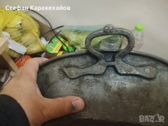 Стара бакърена тава, снимка 5 - Антикварни и старинни предмети - 53539102