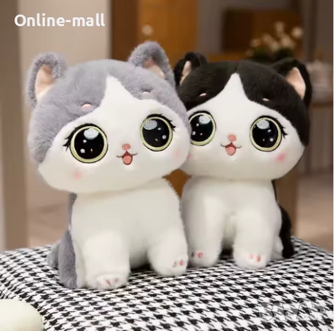 Плюшено Коте, Плюшена играчка Коте, Плюшена котка, 25см
