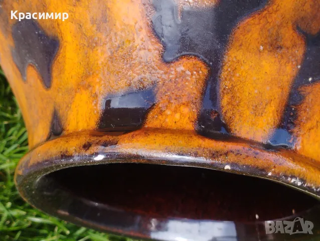 Винтидж западногерманска ваза. , снимка 3 - Антикварни и старинни предмети - 50086610