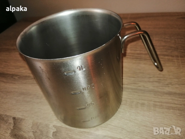 Продавам еднолитрово канче алпака,Хром Силистра