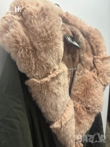 Дамска парка с пух, снимка 7 - Якета - 52496915